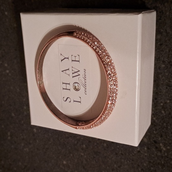 Shay Lowe Beautiful Rose Gold Bracelet with Shimmering Stones - Picture 1 of 7